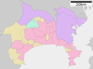 神奈川県行政区画図