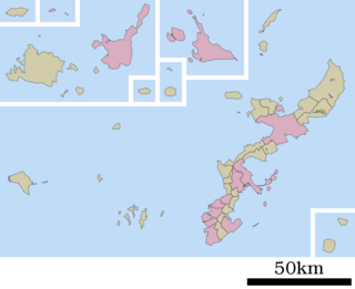沖縄県行政区画図