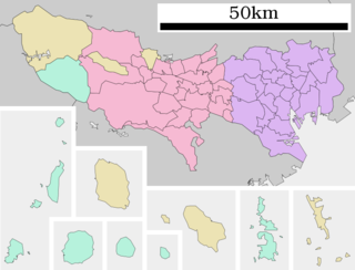 東京都行政区画図
