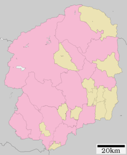 栃木県行政区画図