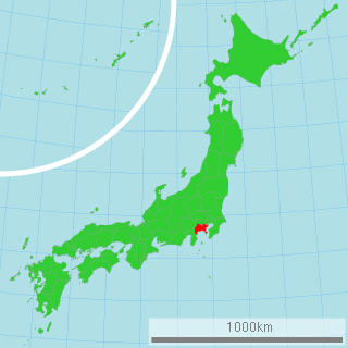 神奈川県の位置
