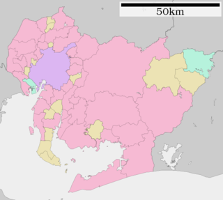 愛知県行政区画図