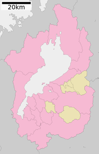 滋賀県行政区画図
