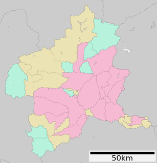 群馬県行政区画図