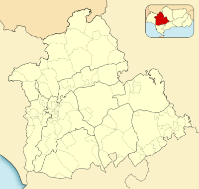 Location map Sevilla