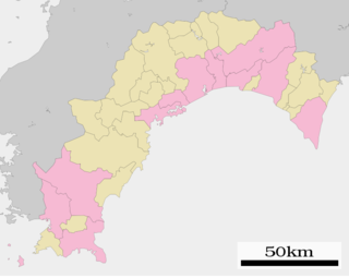 高知県行政区画図
