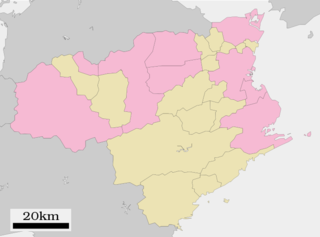 徳島県行政区画図
