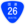 国道26号標識