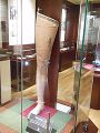 A leg prosthes of Ōkuma Shigenobu at Ōkuma Memorial Museum.JPG