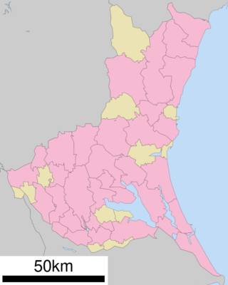 Location map Japan Ibaraki